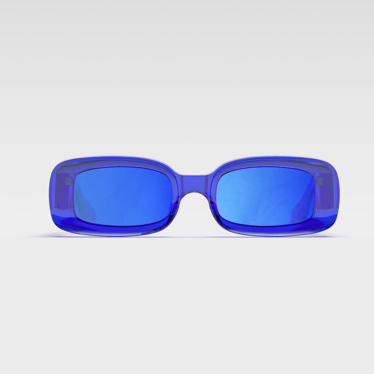 Futuremood Aurabliss 5000 “Herbalux” Green Rectangular Sunglasses AURABLISS 100 – Futuremood main image 3